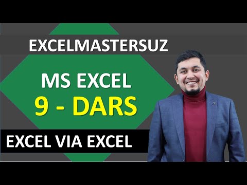 Excelda ishlash - MSE Дарс №9 Параметры ( microsoft excel tutorial ) ( excel tutorial )
