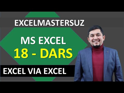 Excelda ishlash - МВ №18 ТАКРОРЛАШ ( microsoft excel tutorial ) ( excel tutorial )