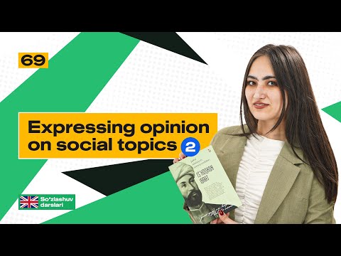 Expressing opinion on social topics(part 2)