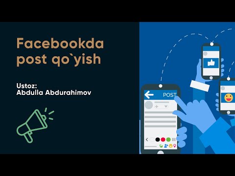Facebookda post qo`yish