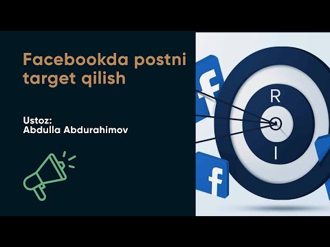 Facebookda postni target qilish