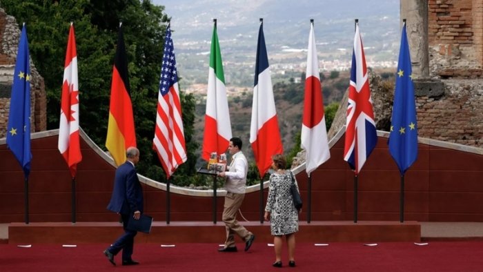 G7 davlatlari Rossiyani qo‘llab-quvvatlaganliklari uchun davlatlar va kompaniyalarga qarshi sanksiyalar bilan tahdid qilishdi