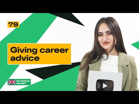 Giving career advice
