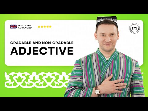 Gradable and non-gradable adjectives