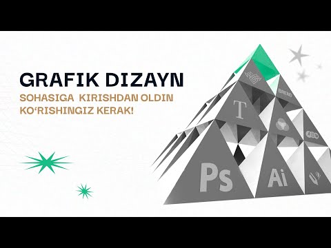 Grafik dizayn yo'nalishiga kirmoqchi bo'lgan barcha ko'rishi kerak bo'lgan video