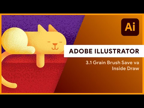 Grain brush Illustrator 10-dars