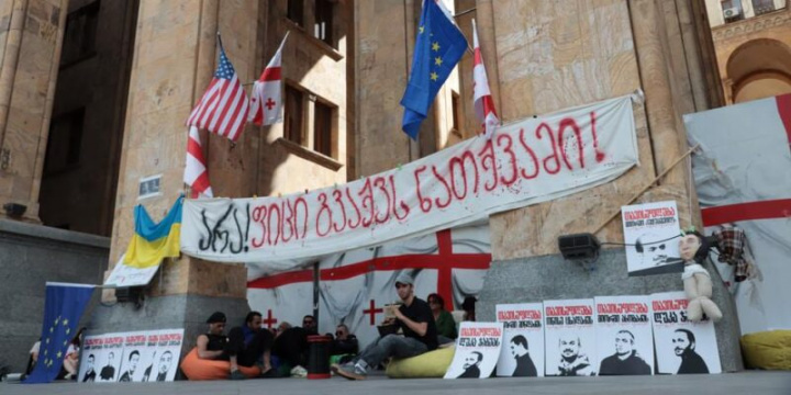Gurjiston Mustaqilligi kunida Tbilisida namoyishlar tinch o‘tdi