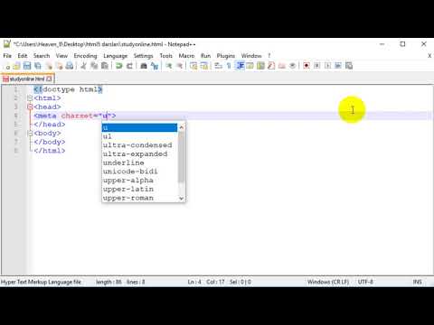 HTML5 2-dars. Veb saytni ishga tushirish