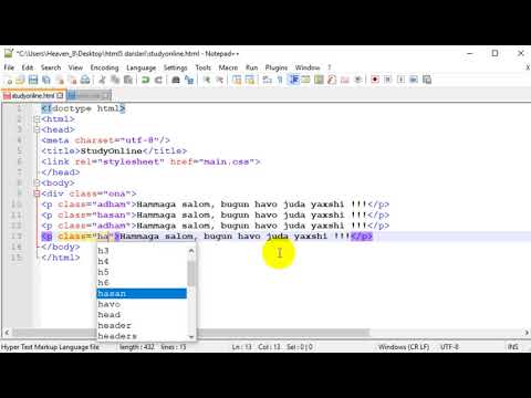 HTML5 7-dars. Negation pseudo classes