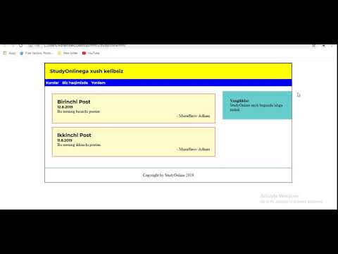 HTML 5 13 dars  Flexible Box