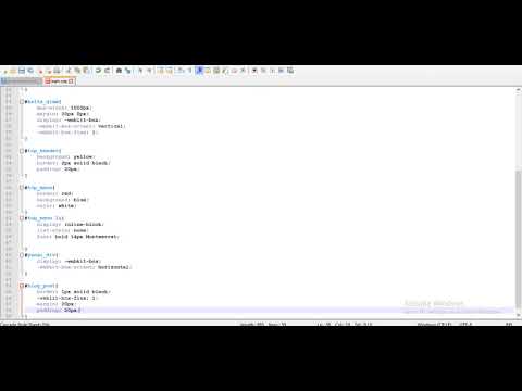 HTML 5 15 dars  Flexible box model layoutini tugatish
