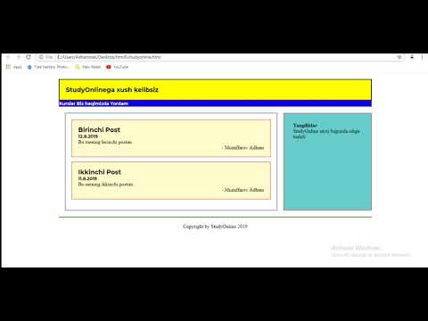 HTML 5 16 dars  Box tartibin teskari qilish
