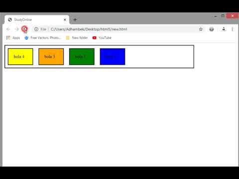 HTML 5 17 dars  Boshqa flexible box modullari