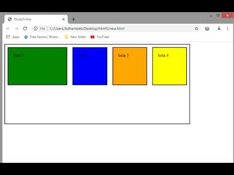 HTML 5 18 dars  Flexible box modelining oxiri