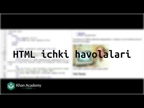 HTML ichki havolalari