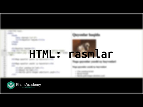 HTML: rasmlar