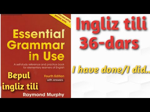 I have done(present perfect) and I did(past)Raymond M