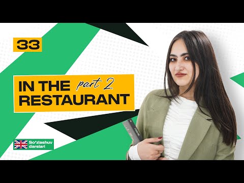 In the restaurant