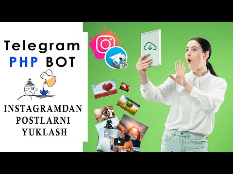 Instagramdan file yuklash api, telegram bot yaratish. instagram download api using python.