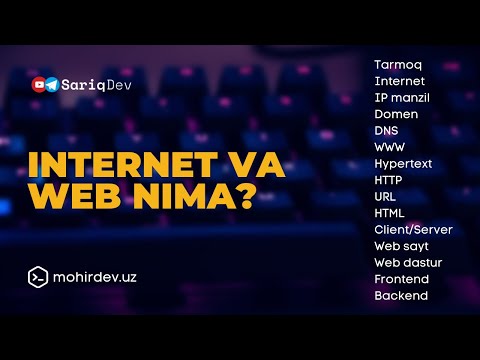 INTERNET VA WEB NIMA?