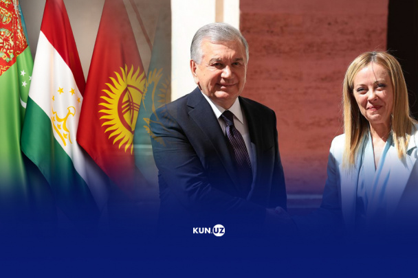 Italiya bosh vaziri Markaziy Osiyo liderlari bilan ko‘rishadi