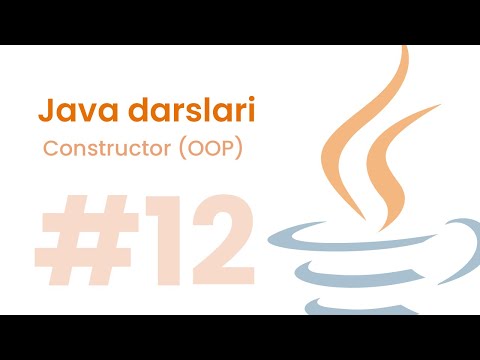 Java Darslari #12 - Constructor (OOP)