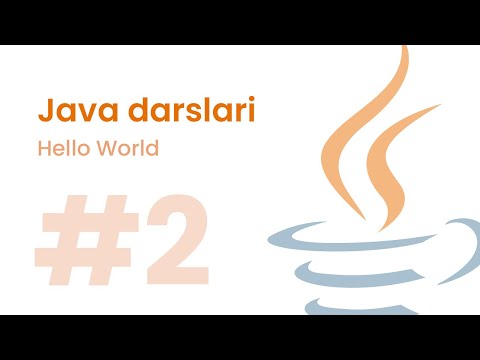 Java darslari #2-dars 