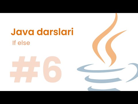 Java Darslari #6  - If else