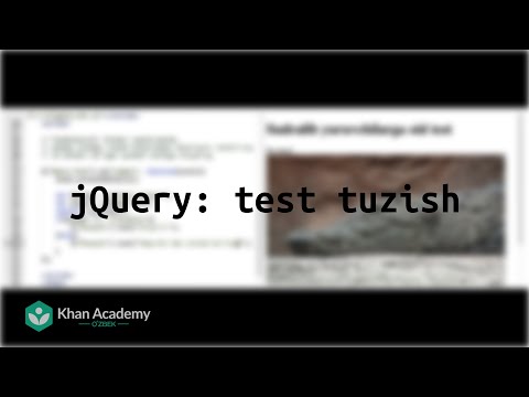jQuery: test tuzish