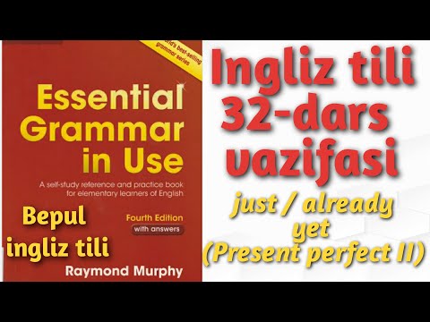 Just/ already/yet (Present perfect II)