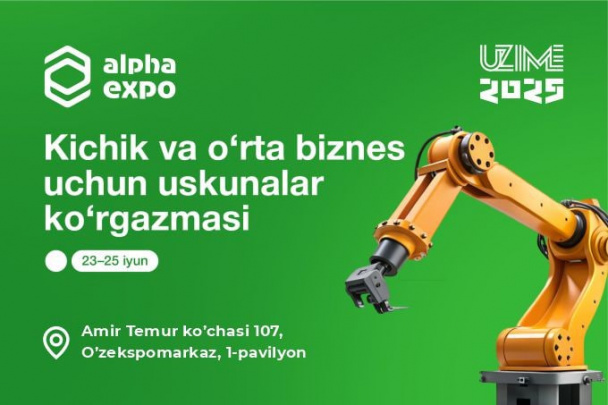 Kichik va o‘rta biznes uchun uskunalar ko‘rgazmasi