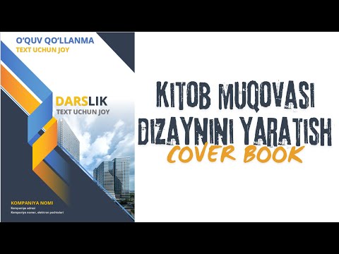 KITOB MUQOVA DIZAYNINI YARATISH