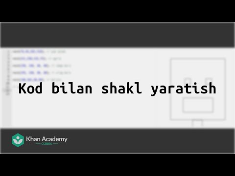 Kod bilan shakl yaratish