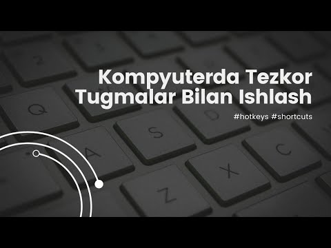 KOMPYUTERDAGI ENG SIRLI TEZKOR TUGMALAR