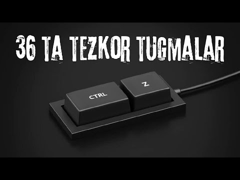 KOMPYUTERNI 0 DAN O'RGANISHIZ UCHUN ENG KERAKLI 36 TA QAYNOQ TUGMACHALAR