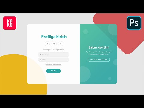 Light Form Web Design in Photoshop