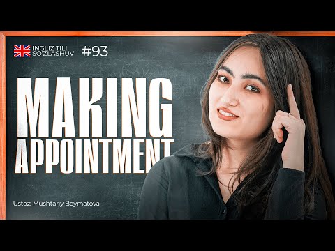 Making appointment