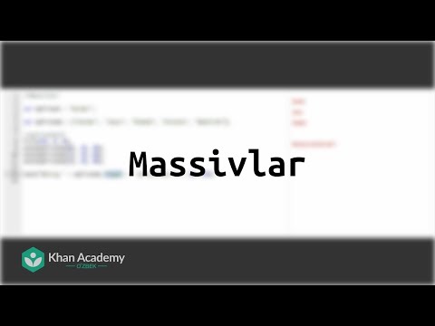 Massivlar