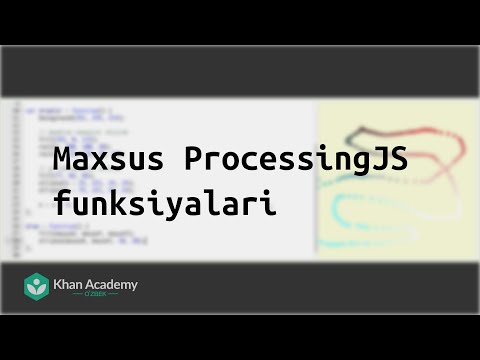 Maxsus ProcessingJS funksiyalari