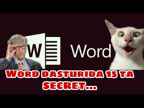 MICROSOFT WORD DASTURI