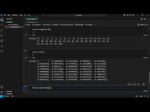 ML 2 dars Pandas moduli