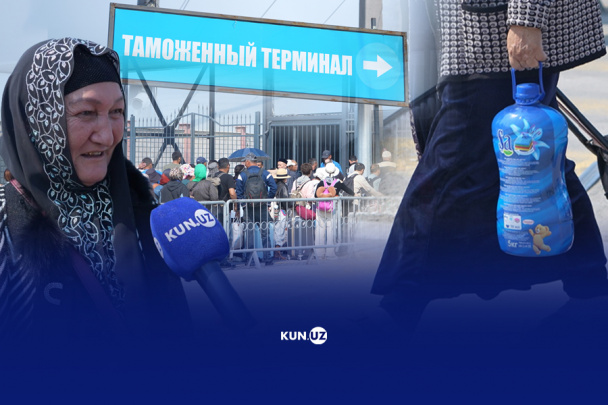 “Narxlar ancha arzonroq” - Qozog‘istondan qaytayotgan o‘zbeklar o‘zi bilan nimalar olib kiryapti?