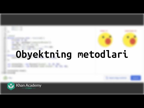 Obyektning metodlari