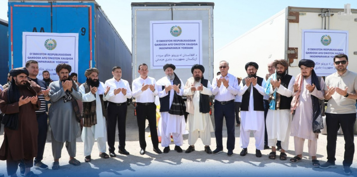 O‘zbekiston Afg‘onistonga 183 tonna insonparvarlik yordami yubordi
