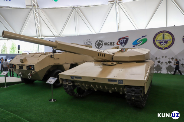 O‘zbekistonda modernizatsiya qilingan T-64 tanki namoyish etildi