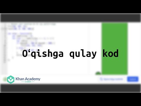 Oʻqishga qulay kod