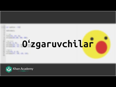 Oʻzgaruvchilar