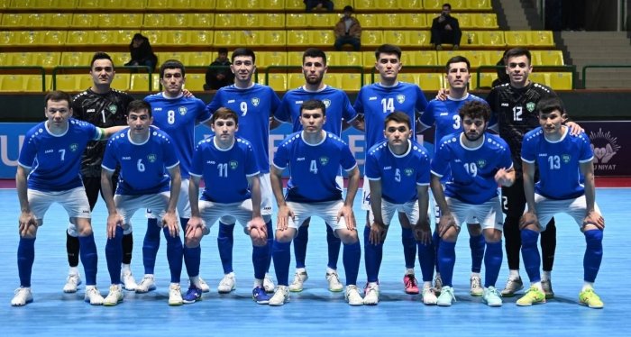 O‘zbekiston futzal terma jamoasining Liviya va Qirg‘izistonga qarshi o‘yinlar uchun tarkibi e’lon qilindi