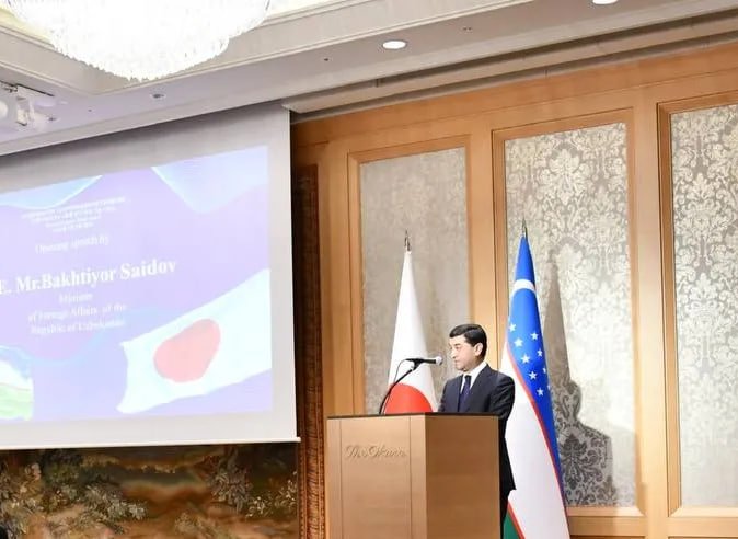 O‘zbekiston tashqi ishlar vaziri Tokioda bo‘lib o‘tgan O‘zbekiston-Yaponiya biznes-forumida ishtirok etdi