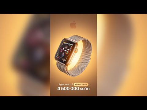 Photoshop Effekt / 02-dars. Apple Watch uchun SMM dizayn